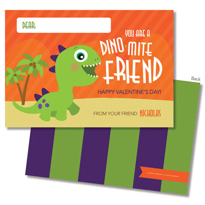 Spark & Spark Valentine's Day Exchange Cards - Dinomite Friend Spark & Spark Valentine's Day Exchange Cards - Dinomite Friend
